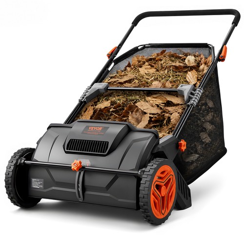 Vevor lawn sweeper push - lawn, leaf