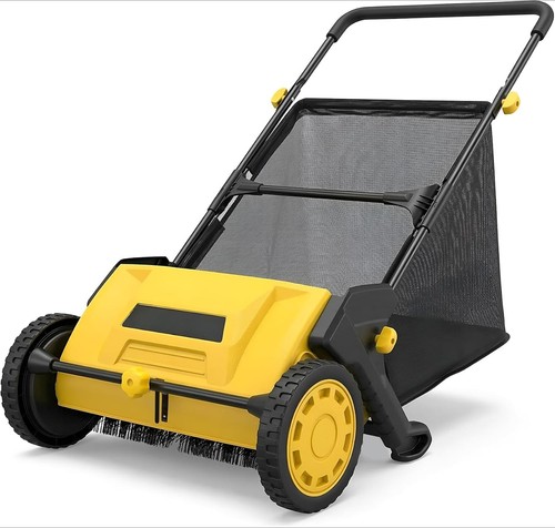 Push lawn sweeper 21in yard - lawn,